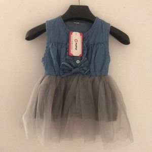 Denim and Tulle dress